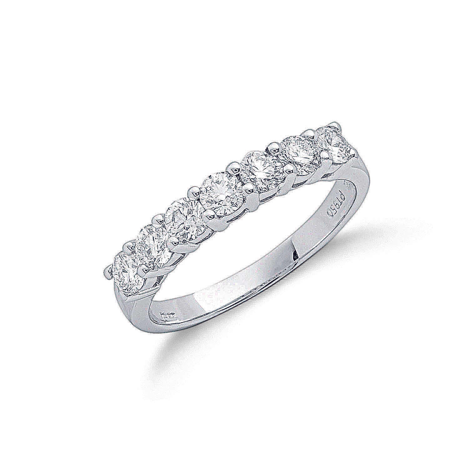 Platinum 0.70ct Diamond Eternity Ring