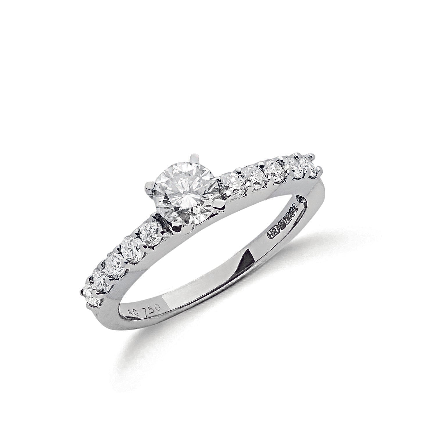 18ct White Gold 1.00ct Diamond Engagement Ring