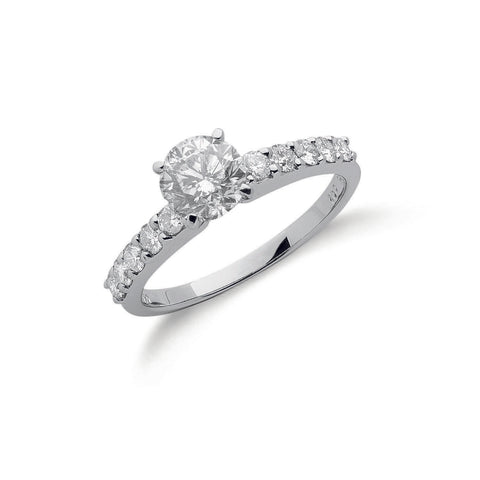 18ct White Gold 1.50ct Diamond Engagement Ring