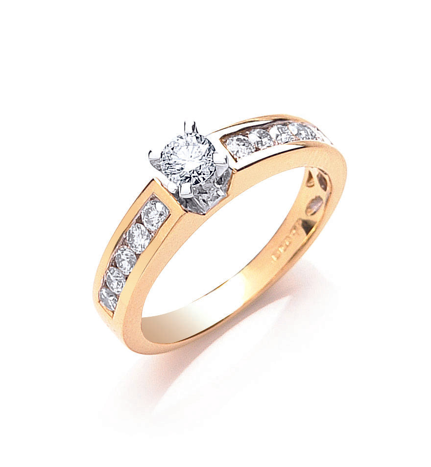 18ct Yellow Gold 0.50ct Brilliant Cut Diamond Ring