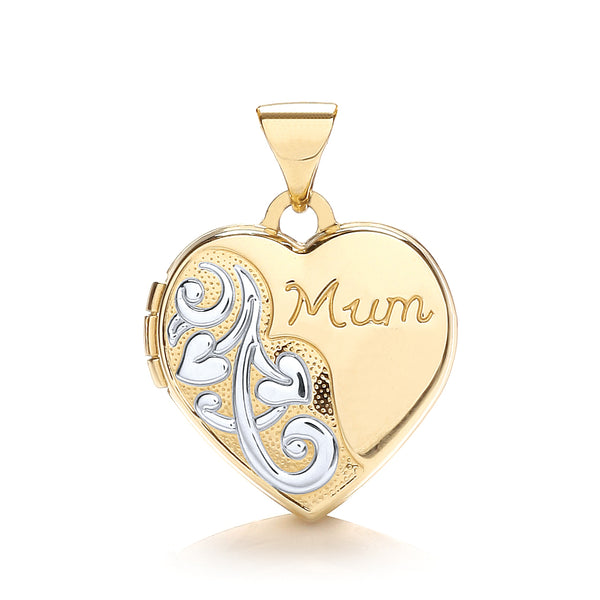 Buy Moon & Back 9ct Gold Plated Mum Pendant Necklace | Womens necklaces |  Argos