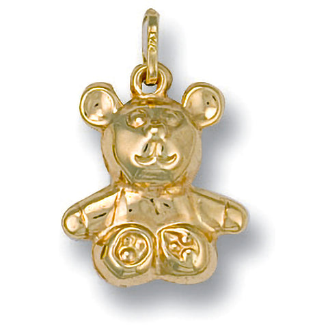 9ct Yellow Gold Teddy Pendant