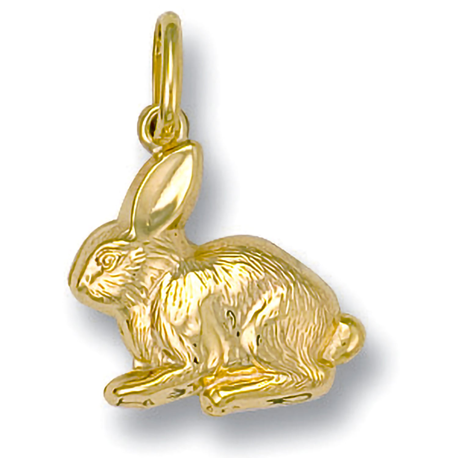 9ct Yellow Gold Rabbit Pendant – Claro Jewels