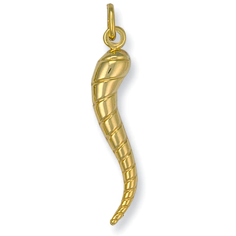 9ct Yellow Gold Horn of Life Pendant