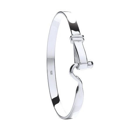 925 Sterling Silver Baby Hook Bangle