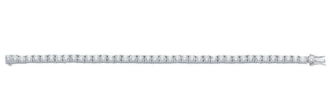 925 Sterling Silver 4.5mm Cz Tennis Bracelet