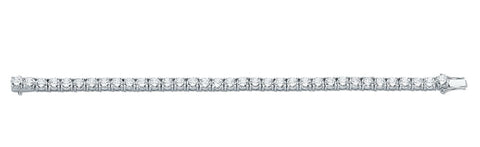 925 Sterling Silver 5.5mm Cz Tennis Bracelet
