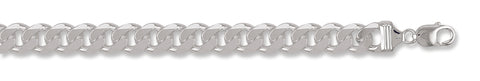 925 Sterling Silver Curb Chain 13mm
