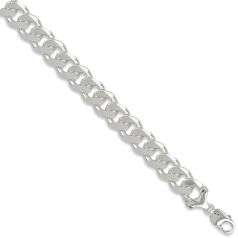 925 Sterling Silver Curb Chain 15mm