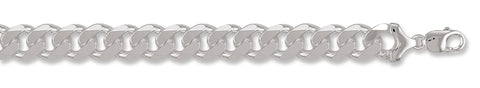 925 Sterling Silver Curb Chain 15mm