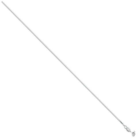925 Sterling 1.1mm Silver Box Chain