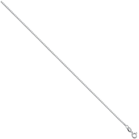 925 Sterling Silver 1.5mm Box Chain