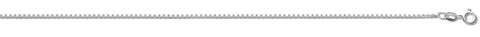 925 Sterling Silver 1.5mm Box Chain