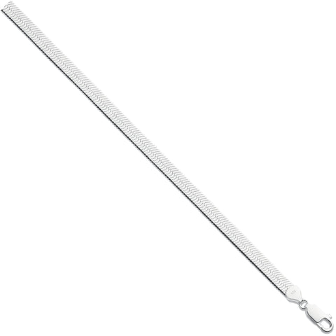 925 Sterling Silver 7mm Herringbone Chain