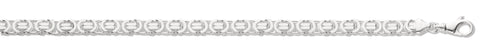 925 Sterling Silver Byzantine Chain 7mm Thick