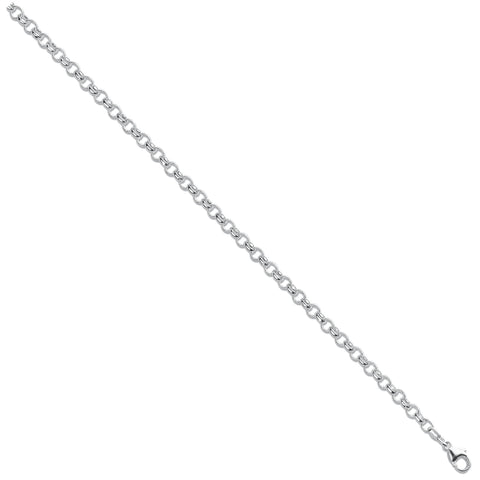 925 Sterling Silver Round Belcher Chain 4mm