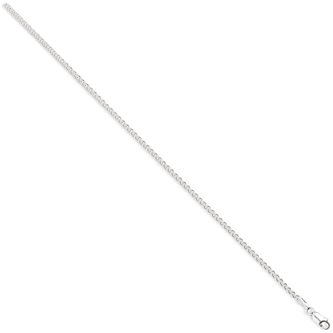 925 Sterling Silver 3mm Spiga Chain