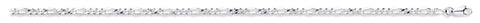 925 Sterling Silver Figaro Chain 3.5mm