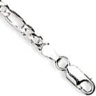 925 Sterling Silver Figaro Chain 4mm
