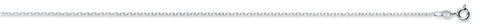 925 Sterling Silver Diamond Cut Belcher 1.5mm
