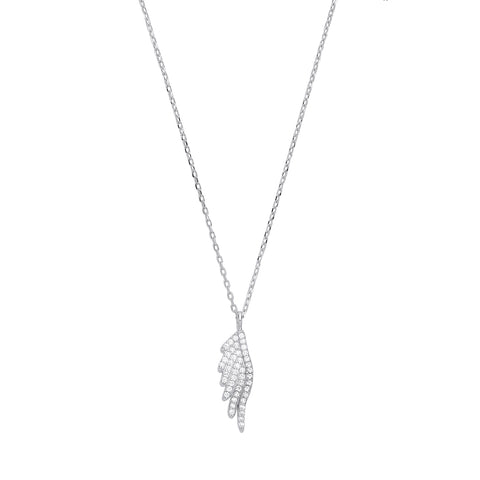 925 Sterling Silver Angel Wing Necklace/Bracelet