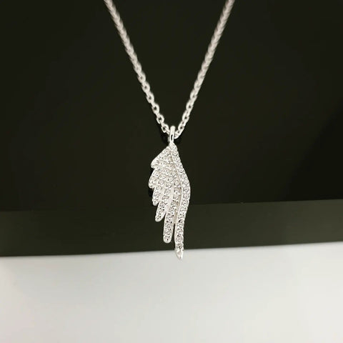 925 Sterling Silver Angel Wing Necklace/Bracelet