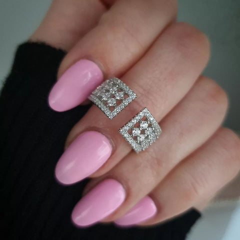 925 Sterling Silver Open Ring with Micro Pave Cz's