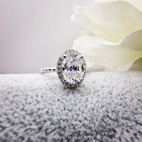 Sterling silver cheap and cz rings